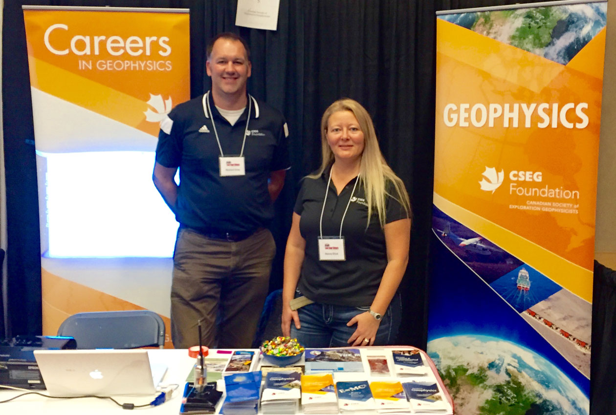 CSEG Foundation Booth - Careers in Geophysics