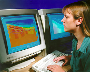 3D seismic survey image